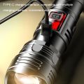 Ultra Powerful Flashlight Rechargeable Waterproof High Power LED Flash Lights with Power Display   Lantern Outdoor. 