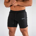 Men's Zip pocket sweatpants Fitness Gyms Shorts Men Summer Running Short Pants Male Jogger mesh Workout Beach sports short pants. 