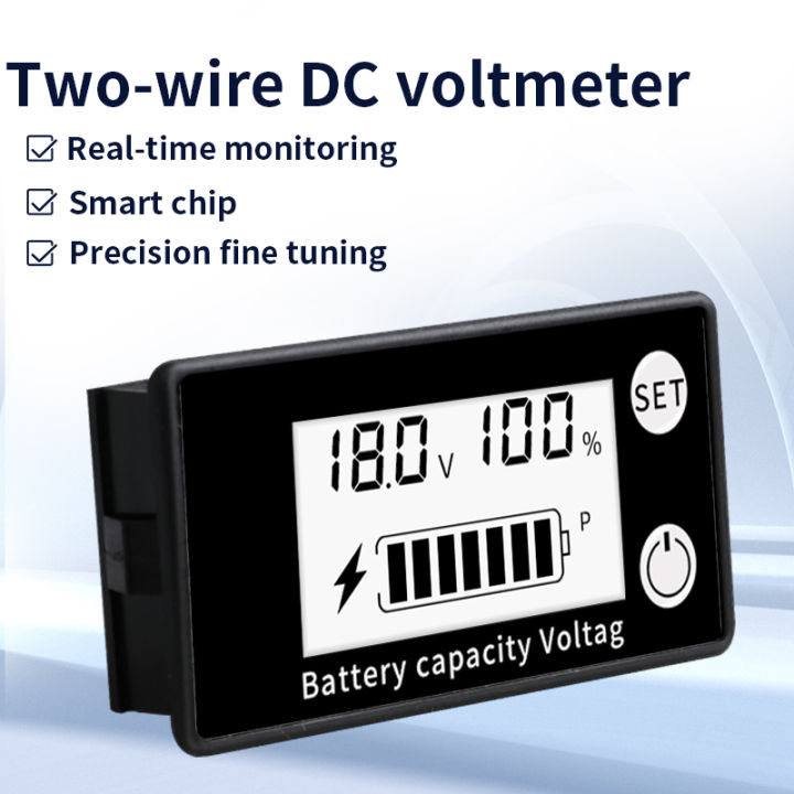 Batterie Kapazität Monitor Anzeige Spannung Meter ... – Grandado