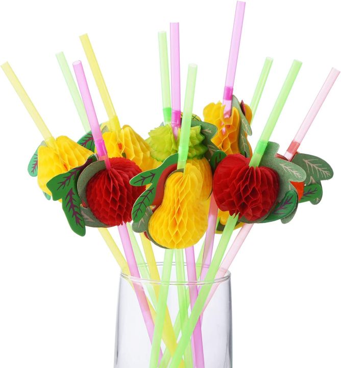 100%20Pcs%20Disposable%20Straws%20Rainbow%20Umbrella%20Fruit%20Straws%20Table%20Decor%20Tropical%20Drinks%20for%20Cocktail%20Soft%20Drinks%20Hawaiian%20Party%20-%20Image%202