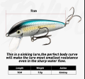 Mini Minnow Bait 7cm 7.5g Sinking Wobblers for Fishing Lure Wobblers Artificial Bait Fake Fish Trout Lures Minnow. 