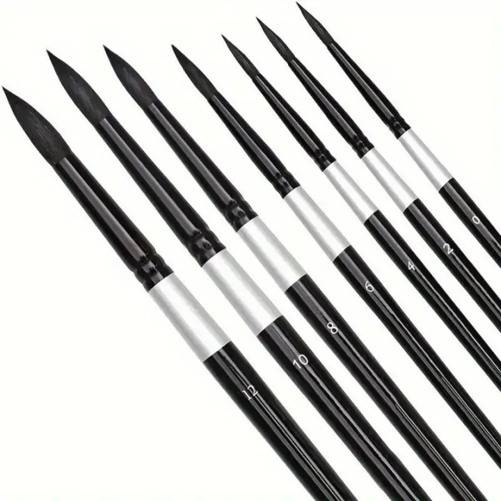 7Pcs%20Squirrel%20Hair%20Brush%20Set%20-%20Round/Pointed%20Tips%20for%20Gouache/H2O%20%7C%20Beginner%20Artist%20Kit%20W/Wood%20Handle%20(No%20Shed)%20-%20Image%208