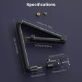 Professional Flexible Desktop Microphone Hanging Adjustable Boom Scissor Arm Stand for Live Streaming, Gaming. 