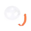 The Third Generation Microwave Splash Cover Thickened Transparent Splash-proof Cover with Handle BPA-free Plate Food Cover. 