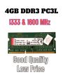 Laptop RAM 4GB PC3L DDR3 RAM 1333 MHz and 1600 MHz 12800 Branded Laptop Pulled Out RAM. 