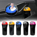 Auto Door Seat Back Visor Trash Bin Auto Organizer Storage Box Car Trash Can Garbage Rubbish Holder Car-styling Ashtray. 