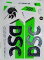DSC 3D Split Embossed Cricket Bat Sticker 2023 New version Green Black Bat Look nice. 