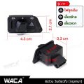 WACA ALL NEW (สวิทช์ไฟเลี้ยว ผ่าหมาก+รีเลย์แต่ง) for WAVE 125S, 125R, 125X, 125i, 100X, 100S (Click) (Suzuki) STEP, BEST, SMASH, Shooter สวิทซ์ไฟผ่าหมาก มอเตอร์ไซค์ 1ชุด #S017 ^TK. 