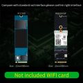 FENVI NGFF M.2 A+E Key To NVMe PCI Express SSD Port Converter Adapter F-C228NV For AX200 AX210 8265 7260AC WiFi BT Wireless Card. 