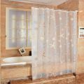 Starfish Seashell Plastic Shower Curtain Liner - Waterproof Bathroom Curtain for Bathtubs, Mildew Resistant Bath Curtain.