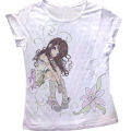 Harajuku Anime Retro Print Tank Tops Vintage Gothic Anime Graphic Women's Clothing Y2k Emo Printing Baby Tank&T-shirt Summer 90s. 