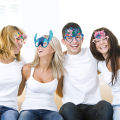 12pcs Disney Lilo & Stitch Party Decoration Paper Glasses Masks Photo Cosplay Props Children's Happy Birthday Party Supplies. 