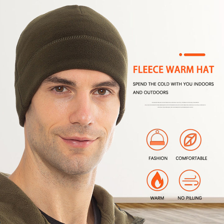 Winter%20Fleece%20Beanie%20Cycling%20Men%20Women%20Elastic%20Hiking%20Soft%20Thermal%20Commuting%20Ski%20Helmet%20Liner%20Hat%20Windproof%20Camping%20Cap%20Outdoor%20-%20Image%203