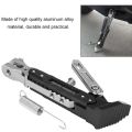 Motorbike Bicycle Adjustable Metal Foot Side Stand Motorcycle Kickstand Kick Bracket Supportor Parking Motorcycle Accessories. 