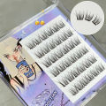 Doudoutian Animal Series Glue-free 3D False Eyelashes Beautiful Mouse Bird Chirp Fox White Natural Simulation Trilogy. 