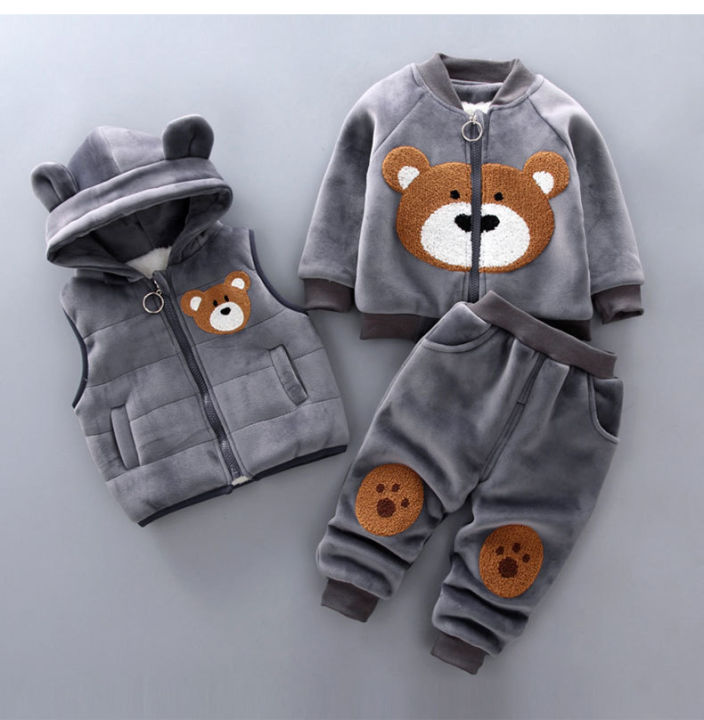 Baby%20Boy%20Suit%202024%20Boys%20and%20girls%20Autumn%20Plush%20Thick%20Warm%20Casual%20Hooded%20Sweater%20Winter%20Cartoon%20Cute%20Bear%20Three-Piece%20Suit%200-4Y%20-%20Image%204