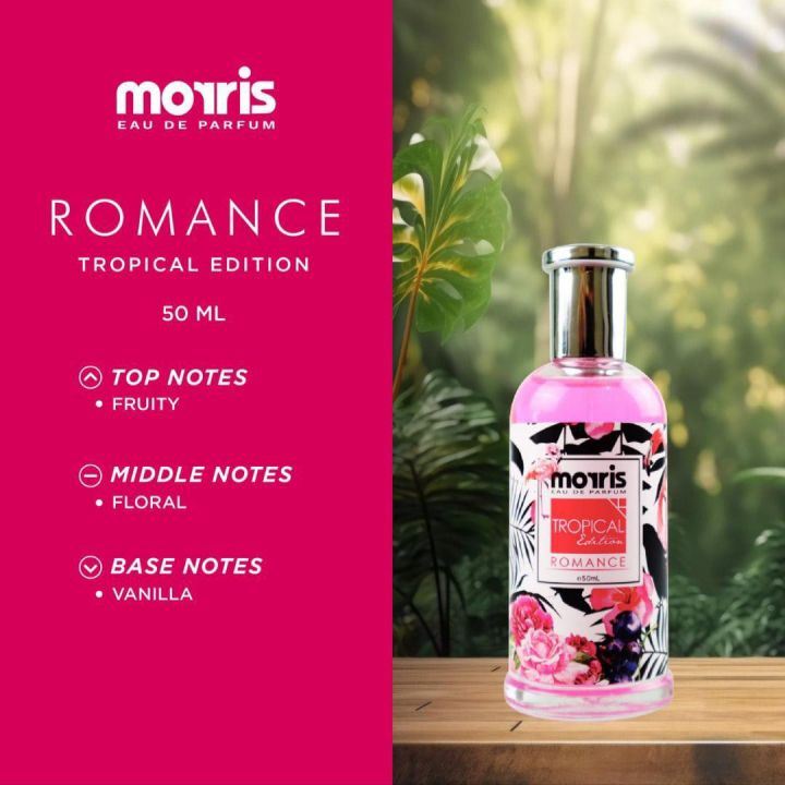 morris tropical edition romance 50ml perfume