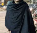 New collection stylish black colour winter shawl for.