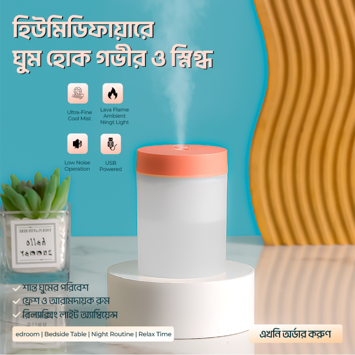 Colorful Humidifier Ultrasonic Mini Aromatherapy Diffuser USB Mist Sprayer