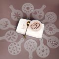 Latte Art Template, Coffee Decorating Tool, Beginner Barista Homemade Coffee Tool. 
