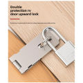Stainless Steel Lock Buckle Door Latch Bolt Hasp Old-fashioned Door Lock Padlock Door Nose Cabinet Door Wooden Door Lock Tag Ins. 