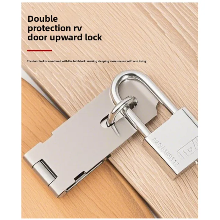 Stainless%20Steel%20Lock%20Buckle%20Door%20Latch%20Bolt%20Hasp%20Old-fashioned%20Door%20Lock%20Padlock%20Door%20Nose%20Cabinet%20Door%20Wooden%20Door%20Lock%20Tag%20Ins%20-%20Image%204