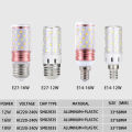 E27 E14 LED Bulb 12W 16W 18W High Brightness Lamp Light AC 220V Corn Bulbs Chandelier. 