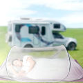 New Outdoor Travel Mosquito Net,Foldable Lightweight Small Mosquito Nets,Single Bed Camping Mosquitoes Tent for University Dorm. 