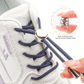 Tieless Elastic Shoe Laces No Tie Shoelaces Round Shoelace Sneakers for Kids and Adult with Strong Lock and Speed Shoestrings. 