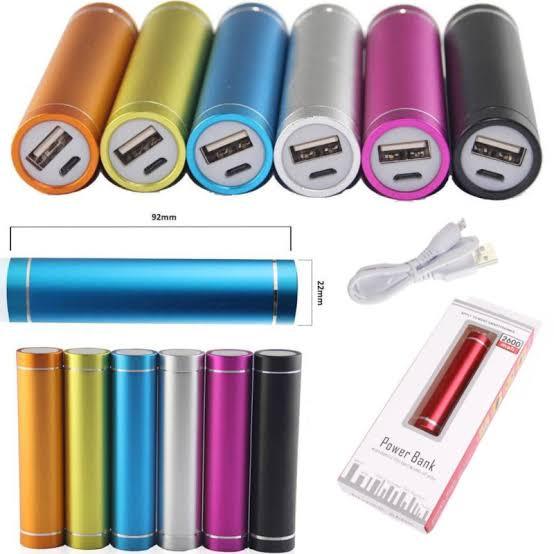 Power Bank 2600 MAH to 10000 MAH  For All Phones - White/Black