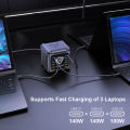 1200W USB C Charger, GaN PD3.1 140W 100W PPS Fast Charging Station Type-C Laptop Power Adapter for MacBook S25 iPhone 17.