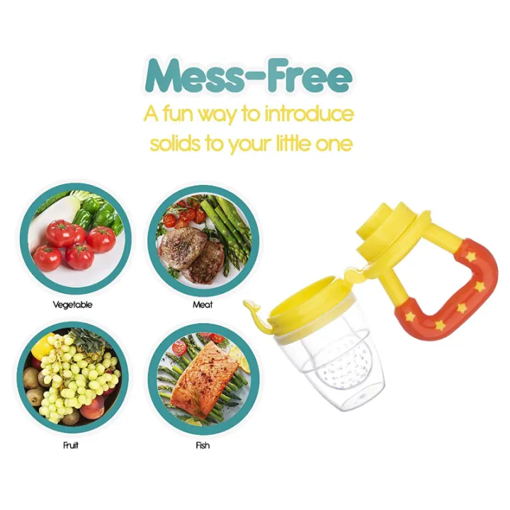 Baby%20Food%20Feeder%20Fruit%20Feeder%20Pacifier%20Infant%20Teething%20Toy%20Teether%20for%20Fresh%20Frozen%20Fruit%20-%20Silicone%20Nipple%20Includes%20All%20Sizes%20-%20Image%205