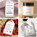 Niimbot Official Label Paper Roll Round White Transparent Sticker Paper Rolls for B21 B1 B203 Label Machine Printer. 