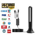 New 4K 1080P Digital HDTV Indoor Antenna Amplifier Free Channel 25dBi Satellite TV Receiver Long Range 150 Mile Reception Range.