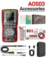 ANENG AOS03 Oscilloscope Multimeter Signal Generator Waveform Output Handheld Battery  LCD Screen Display Multimeter. 