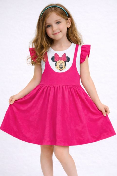 1%20piece%20Colorful%20Green%20Bow%20Dress%20for%20Cute%20Girl%20-%20New%20Summer%20Girl%20Baby%20Frock%20Style%20Dress%20-%20Children's%20Clothing%20(1-12%20Years%20Old)%20-%20Image%202