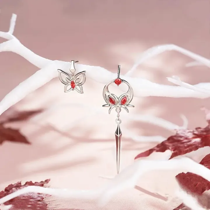 Anime%20TianGuanCiFu%20cosplay%20jewelry%20butterfly%20tassel%20bracelet%20earrings%20Necklace%20opening%20ring%20huacheng%20xielian%20fans%20%20-%20Image%205