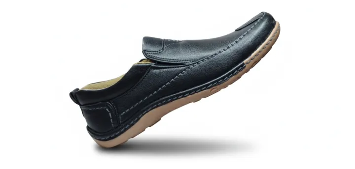 ORANGLES Men`s Casual China Leather Shoes - Comfortable Slip-On Sneakers with Strap Design for Daily & Office - high resolution display - exposing craftsmanship - Image 2 of 2 | built for everyone | Men`s Casual China Leather Shoes - Comfortable Slip-On Sneakers with Strap Design for Daily & Office for sale Georgia | Free Shipping ORANGLES