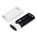 HAWEEL DIY 2x 18650 Battery (Not Included) 5600mAh Power Bank Shell Box with USB Output & Indicator. 