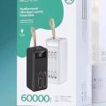 SOVO P-6 (60000mAh Power Bank) Suitable for a variety of mobile phones and mobile power supplies. 