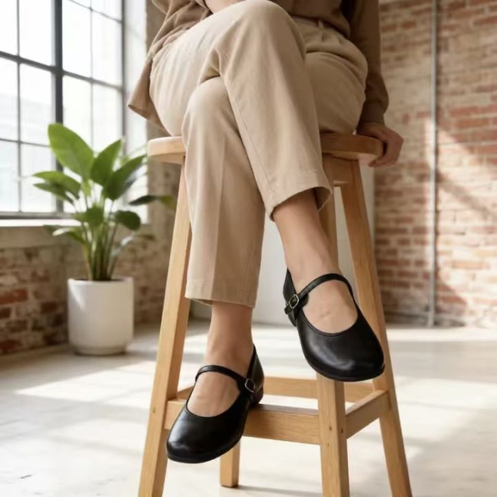 Women's%20Mary%20Jane%20Flats,%20Round-Toe%20Single%20Strap%20Slip-On%20Shallow%20Cut%20Shoes,%20Versatile%20Fashion%20Vintage%20Elegant%20Casual%20Shoes.%20-%20Image%205