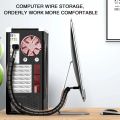 2M/1M Flexible Spiral Cable Wire Protector Cable Organizer Computer Cord Protective Tube Clip Organizer Management Tools 16/10mm.
