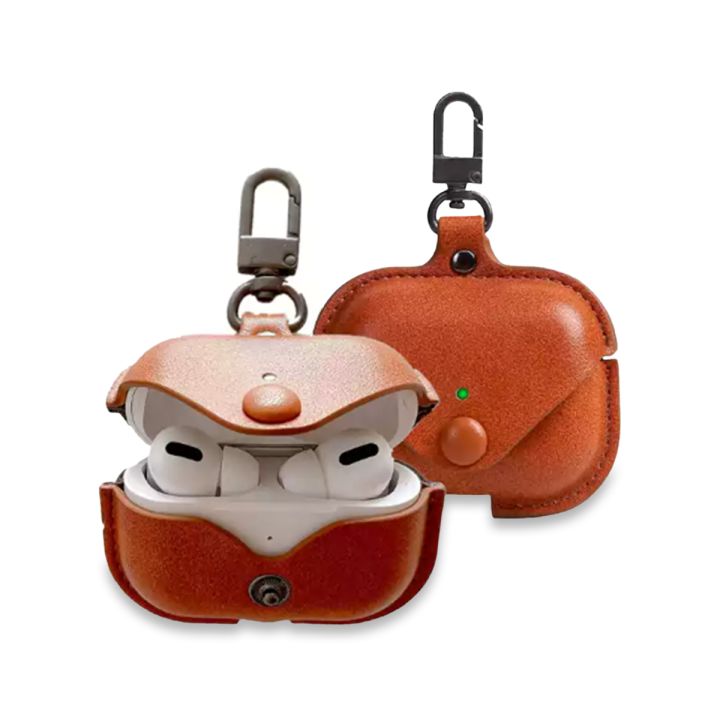 AirPods Pro 2 Magnet Leather PU Case with Hook For apple