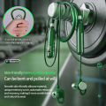 【VLDCO】【1200-hour Long Battery Life】 Wireless Bluetooth Earphone Neck-hanging for Sports Running Call Earbuds with Microphone Bluetooth Headset Pluggable Card. 