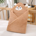 Children's Coral Fleece Bath Towel, Multi-Purpose Large Bath Towel, Newborn Baby Wrap, Beach Towel, Baby Hooded Bath Towel, Bath Towel for Older Children, Swimming, Soft Quick-Drying Towel, Suitable for Both Boys and Girls.