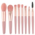 Portable 8Pcs Makeup Brush Set Soft Makeup Concealer Brush Blush Loose Powder Brush Eye Shadow Foundation Brush Beauty Tools. 