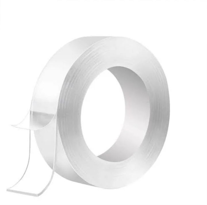 Double sided Nano Tape 24mm x 5m Length super adhesive and silicone double sided water proof transparent nano tape with multiple uses best quality
