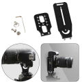 2 PCS Vertical Video Shooting Bracket 1/4 Inch Screw Quick Release L Plate L Shape Bracket for Canon Nikon Sony Fuji Camera. 