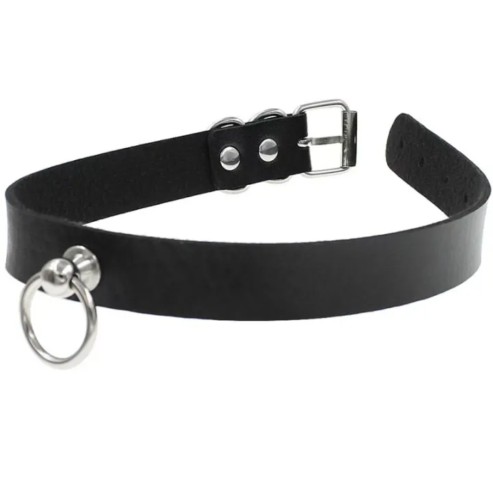 Anime%20Chainsaw%20Man%20Reze%20Cosplay%20Choker%20PU%20Necklace%20Punk%20Leather%20Collar%20Pull%20Ring%20Chain%20Unisex%20Party%20Props%20-%20Image%203