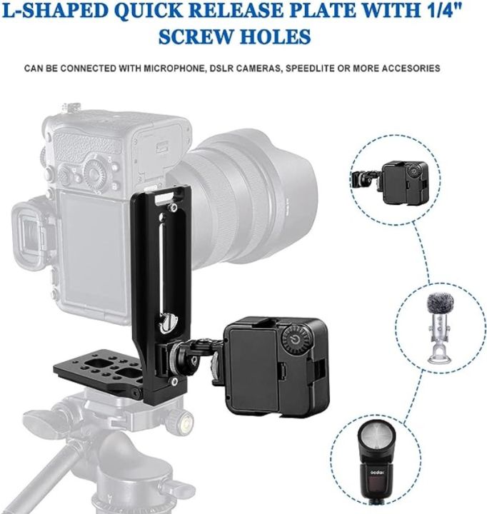 Universal%20Camera%20L%20Bracket%20Quick%20Release%20L%20Plate%201/4%20Inch%20Screw%20Swiss%20Vertical%20Video%20Compatible%20for%20%20%20%20Fuji%20-%20Image%207